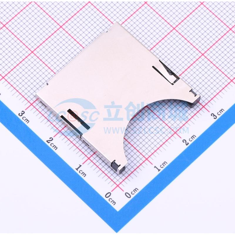 SD卡/存储卡连接器 SD-006 SMD 自弹式 卡座