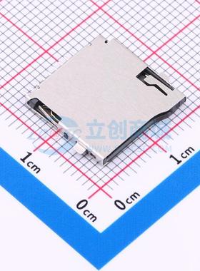 SIM卡连接器 TFC6A-N1S1-2000-A SMD TF卡座沉板6A 正贴 原装正品