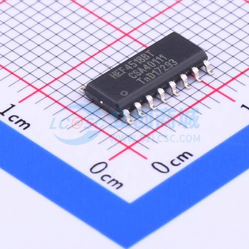 计数器/分频器 HEF4518BT,653 SOIC-16 原装正品 电子元器件配单