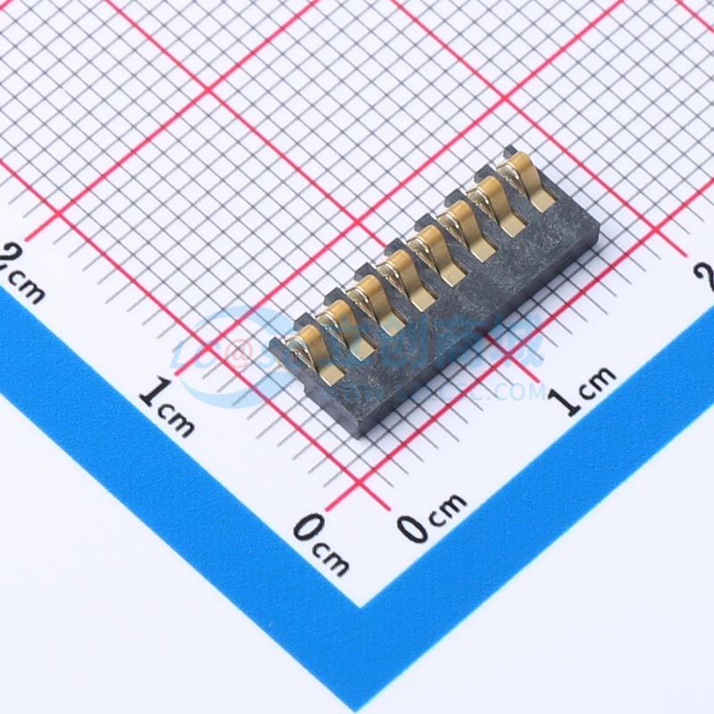 纽扣与条形电池连接器 BC-12-8P170-3U SMD 金 -40℃~+85℃