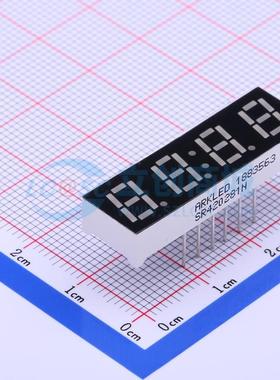 LED数码管 SR420281N 插件 4位 红色 共阴极 原装 电子元器件配单