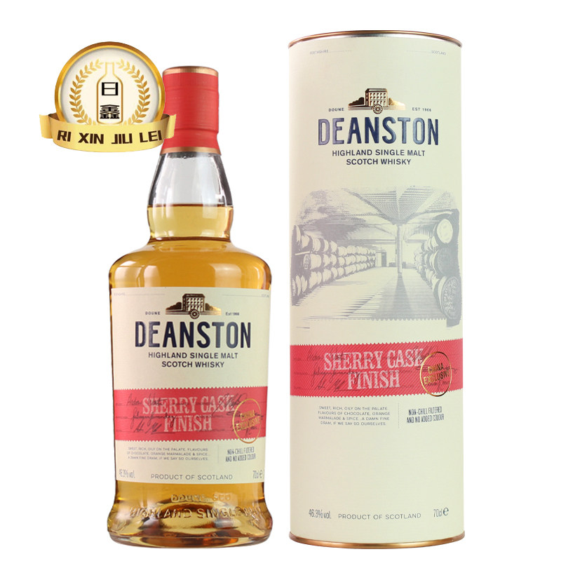 deanston 汀斯顿/ 汀思图雪莉桶单一麦芽威士忌中国限定版700ml