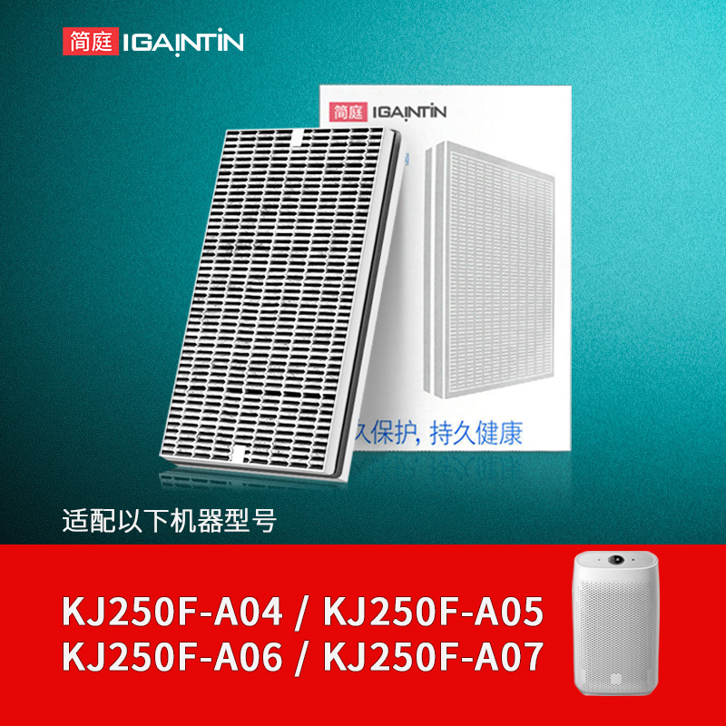 适配飞利浦KJ250F-A04/05/06滤芯