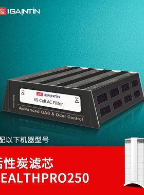 适配IQAir空气净化器滤芯Healthpro250Plus二层V5-Cell活性炭滤网