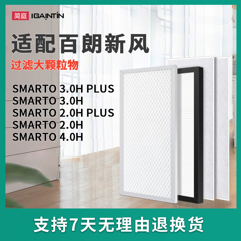 简庭适配百朗新风系统SMARTO滤网