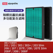 简庭适配Blueair203过滤网布鲁雅尔空气净化器303 280i滤芯 270E