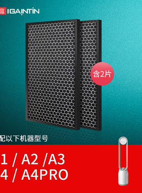 适配KEHEAL科西无叶风扇A1/A2/A3活性炭过滤网A4PRO滤芯除醛异味