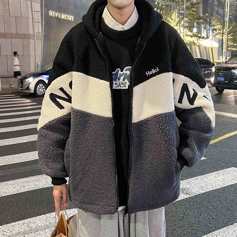 冬装加厚棉衣青少年羊羔绒外套男士310B-2-C08-P125控价158,男装棉衣,电商A113-2