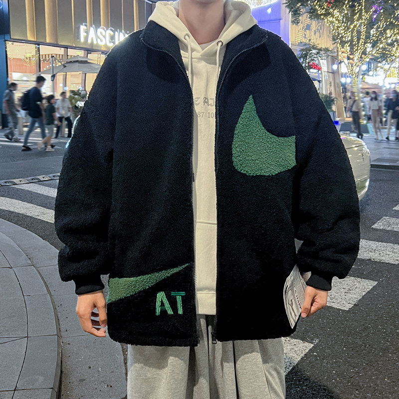 羊羔绒外套男宽松棉衣羊羔毛棉服310B-2-C05-P125控158,男装棉衣,电商A113-2