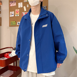 22秋季新款克莱因蓝港版宽松夹克潮男女休闲外套 8801 P65图片