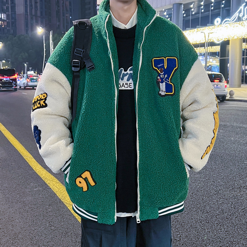 羊羔绒连帽外套男士棉衣310B-2-C01-P125控价158,男装棉衣,电商A113-2