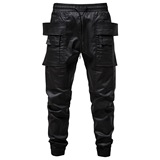 秋季新款男士休闲裤暗黑系机能风个性潮男束脚裤1812-YK230-P85，男装休闲裤，星座1812