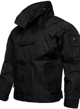 美式防风防水户外夹克冲锋衣登山多功能帆布硬外套 YJ206 P155