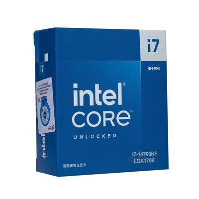 英特尔酷睿i7 14700KF盒装14代CPU处理器+七彩虹Z790主板CPU套装