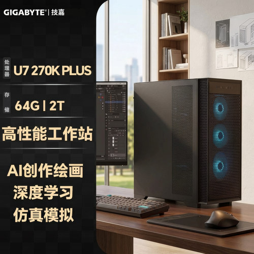 技嘉深度学习工作站主机