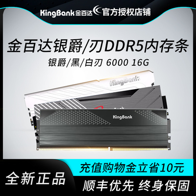 金百达银爵DDR5内存条