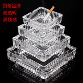 丽尊大号烟灰缸玻璃创意水晶客厅玻璃烟灰缸办公室用大气轻奢高级