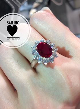 红宝石钻石戒指CARATLONDON女