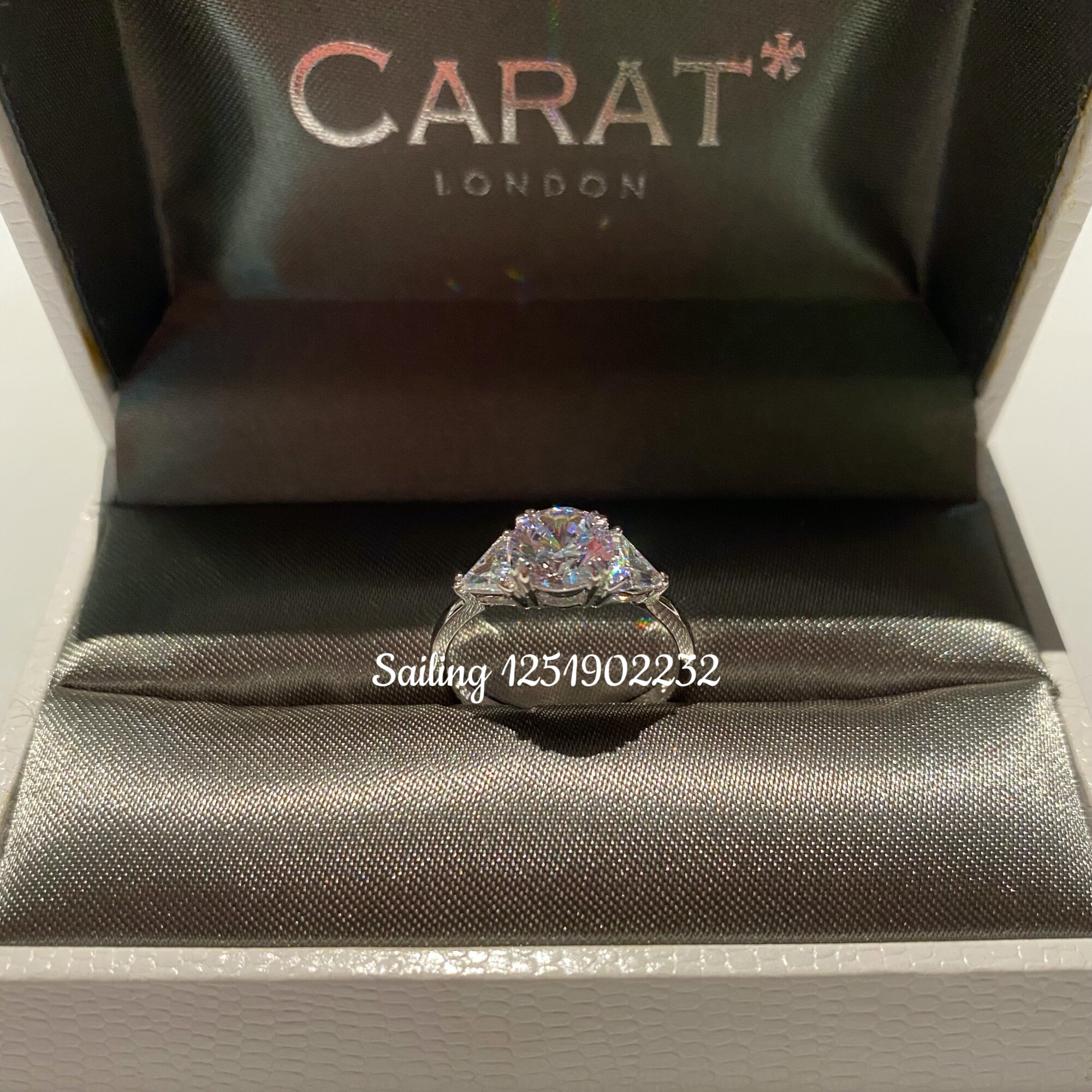 英国戒指CARAT白金欧美