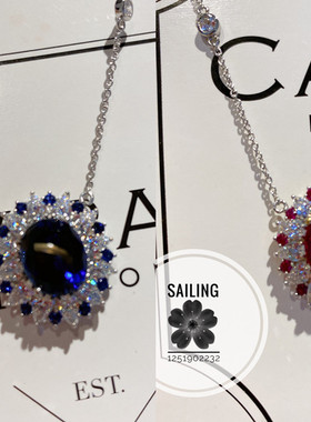 香港英国红宝石克拉项链现货