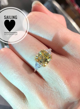 香港克拉阿斯切黄钻戒指现货