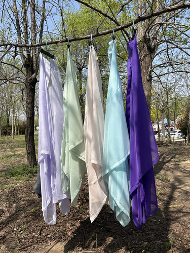 初见青黛国风原创汉服内大袖白色粉色黄色紫色蓝色内大袖内搭汉服