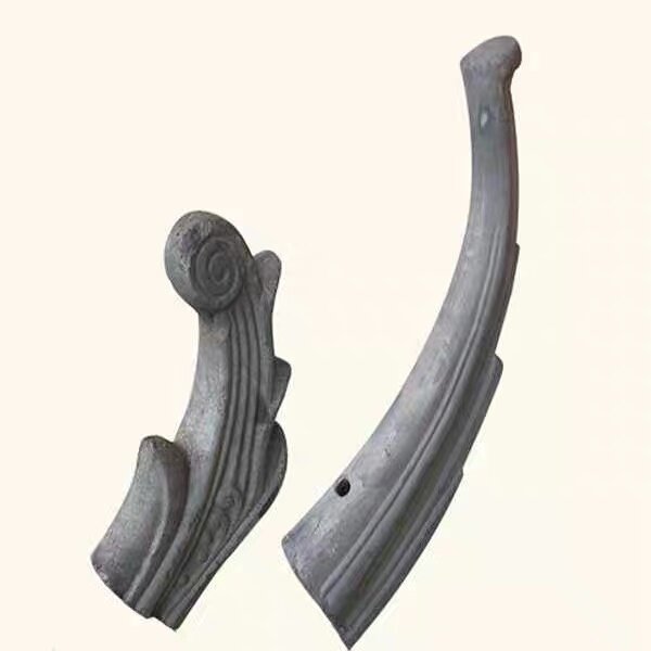 仿古翘角仿古屋脊翘角仿古青瓦飞檐翘角翘角瓦五脊六兽屋脊正吻瓦