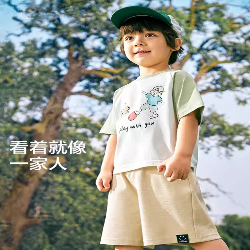 童装儿童t恤男童短袖上衣装女童