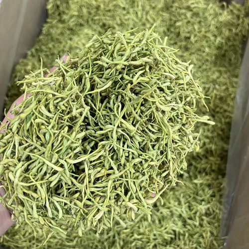 精选特级绿金银花带绒毛新货无硫婴儿泡水洗澡中药材去火清热花茶