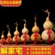 天然葫芦挂件中国结五帝钱木质大葫芦卧室窗户厕所真葫芦摆件客厅
