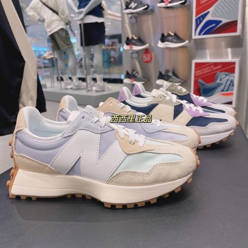 NEWBALANCE增高女系带跑步鞋