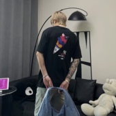 透气印花潮流圆领休闲短袖 New T恤14179167 夏季 男女款 Era 纽亦华