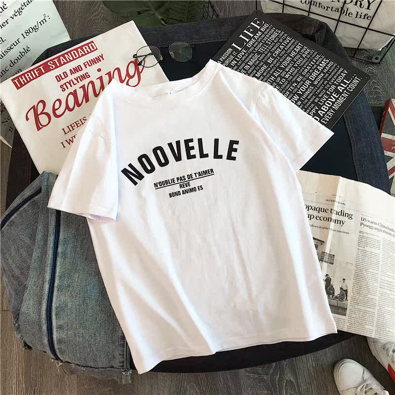 Short sleeved T-shirt Versatile Korean Edition student gules ulzzang The new thin ins Easy jacketin the Women's clothing/Boutique , T-shirt  category - from Buy2taobao.com to provide professional Taobao agent buy service
