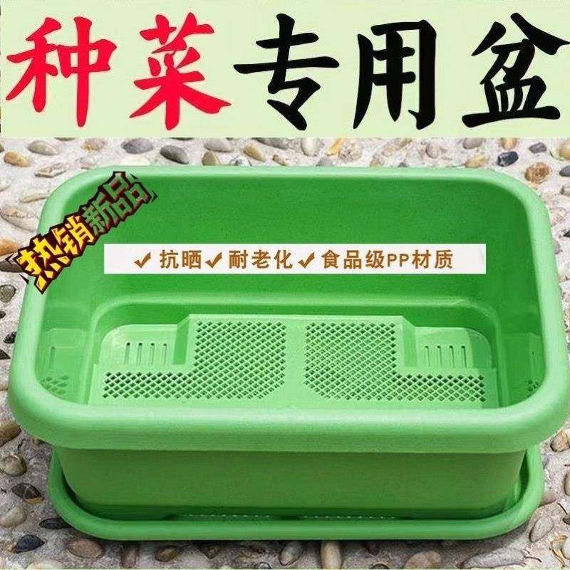 阳台种菜盆加厚长方形塑料盆家庭蔬菜种植盆种菜神器大号耐用花盆,鲜花速递/花卉仿真/绿植园艺,花盆,淘宝优惠券,粉丝福利购,淘宝优惠卷