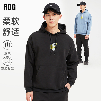 卫衣男款春秋款男生加绒连帽衫美式宽松秋冬季潮牌加厚上衣服
