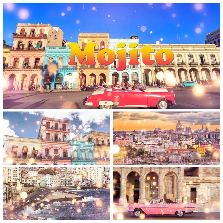 s2542 mojito(原版伴奏)歌曲mv  节目大屏舞美背景视频素材