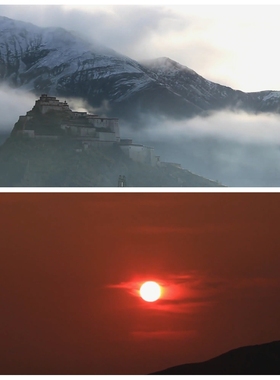 S5927《天上的西藏》伴奏 歌曲MV 节目演出LED大屏背景视频素材