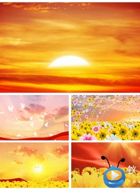 S5086《奔向阳光》少儿舞蹈励志阳光 少先队晚会LED大屏视频素材