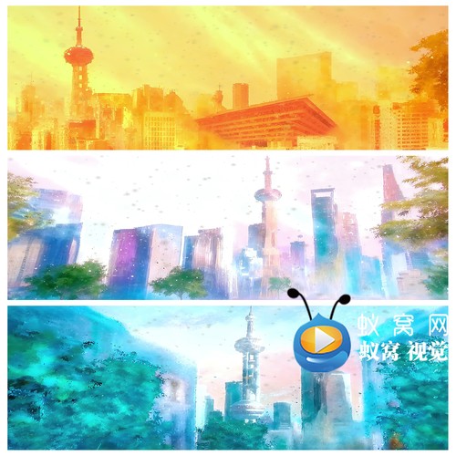 S6932《晨光曲》春晚版本 超宽屏 柔美 舞美舞蹈舞美背景视频素材