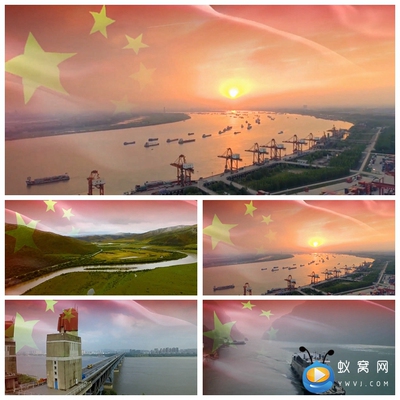 S1470 长江之歌 (原版伴奏)  MV 配乐成品 LED节目 背景视频素材