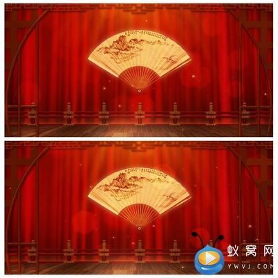 S2480相声 小品二人转 快板舞台LED节目大屏舞美背景视频素材