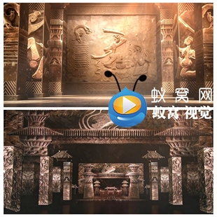 S7158《相和歌》女子群舞 央视版本 古风舞蹈 演出背景视频素材