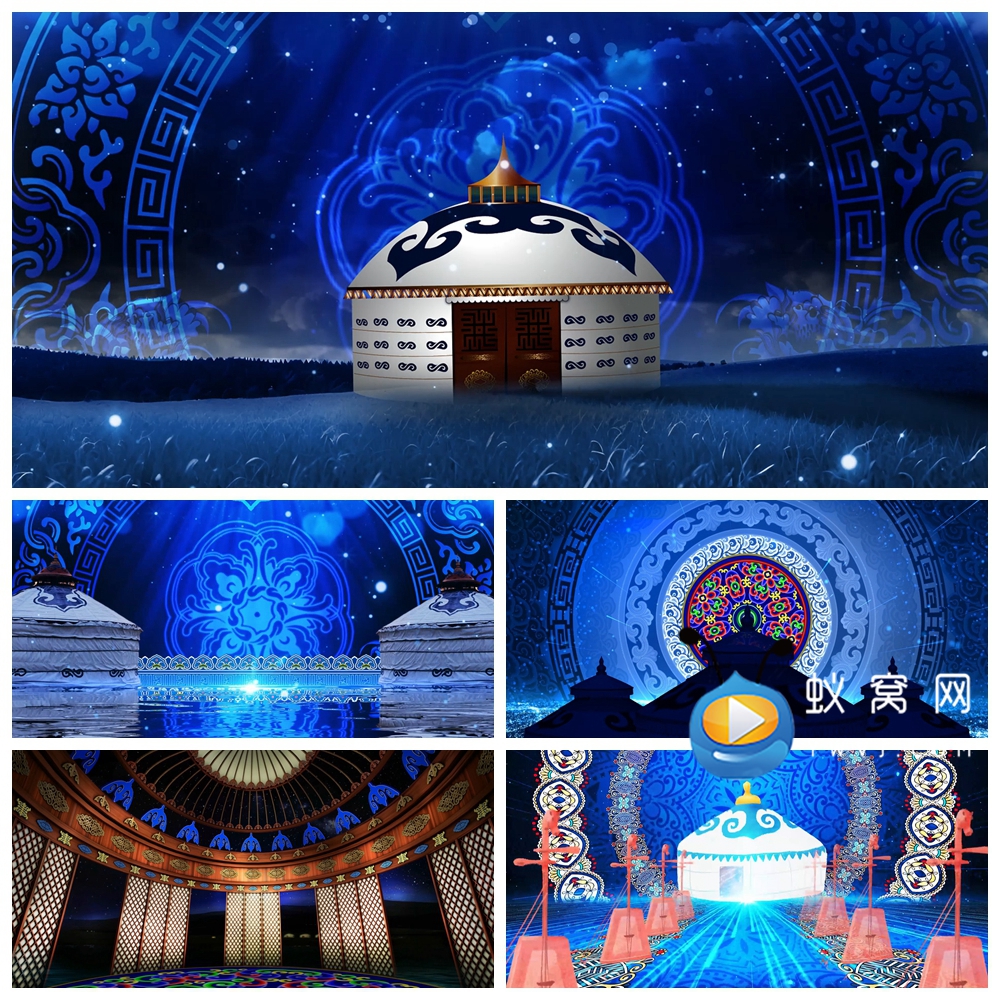 S5810 舞蹈《吉祥颂》藏族 舞蹈 节目演出LED大屏背景视频素材