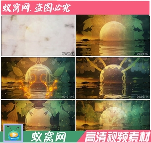 S826 瑶族舞蹈 长鼓舞动态大屏背景led动态高清视频素材