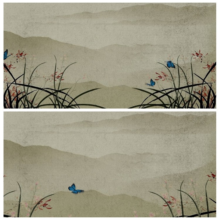 s3727 兰香涧全曲 兰花led歌曲舞美 舞蹈舞台led背景大屏视频素材