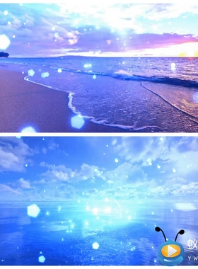 S4505 《大海》 伴奏 歌曲MV抒情温柔 LED大屏背景视频素材