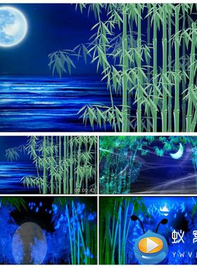 S3136 版纳印象  节目晚会舞台舞美LED动态背景视频素材