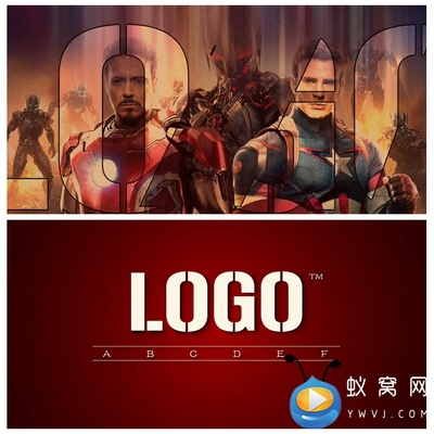 V298 AE模板 漫威婚礼开场片头logo包装演绎求婚 视频制作
