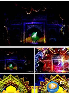 S3043 月亮的眼睛 少儿节目晚会舞台舞美LED动态背景视频素材