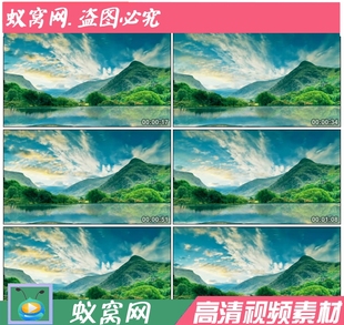 S944 万泉河水清又清 七一国庆晚会LED背景视频素材制作